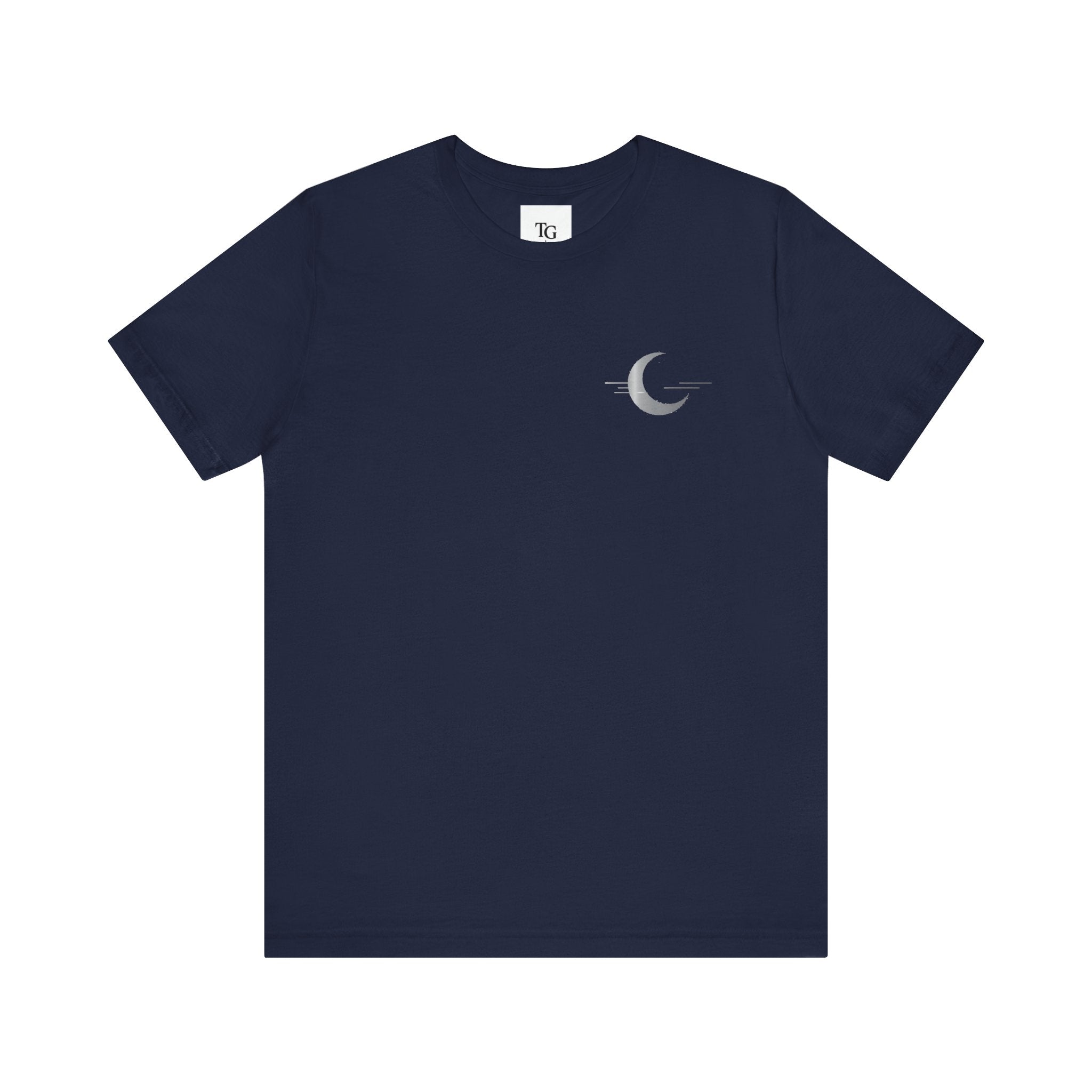 Serene Moon Graphic Tee, Relaxed Unisex T-Shirt for Stargazers, Casual Wear, Gift for Astronomers, Outdoor Adventures, Celestial Lovers